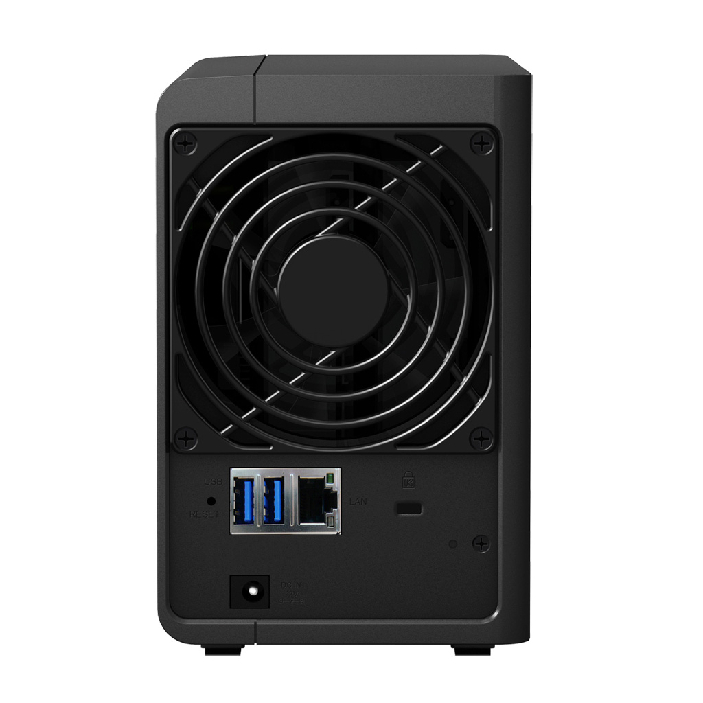 Trasera Synology DS214